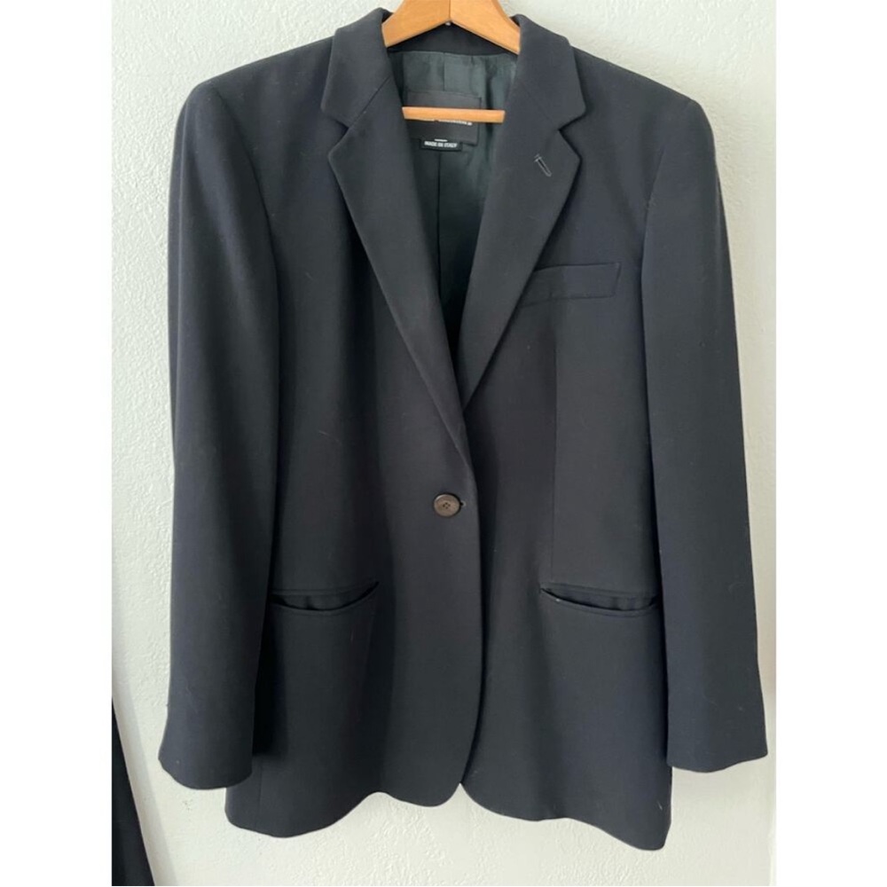 Giorgio Armani Black Blazer, Size 44 / 10